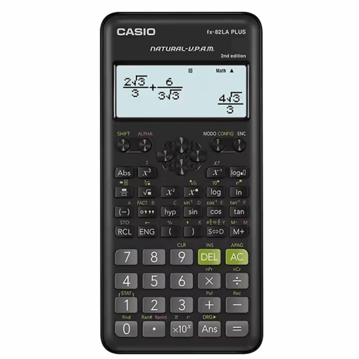 Calculadora Científica Casio Fx-82la Plus 2da Edition - Color Negro