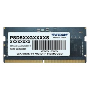 Memoria Ram Patriot Signature Ddr5 De 32 Gb Y 5600 Mhz Para Notebook: Psd532g56002s