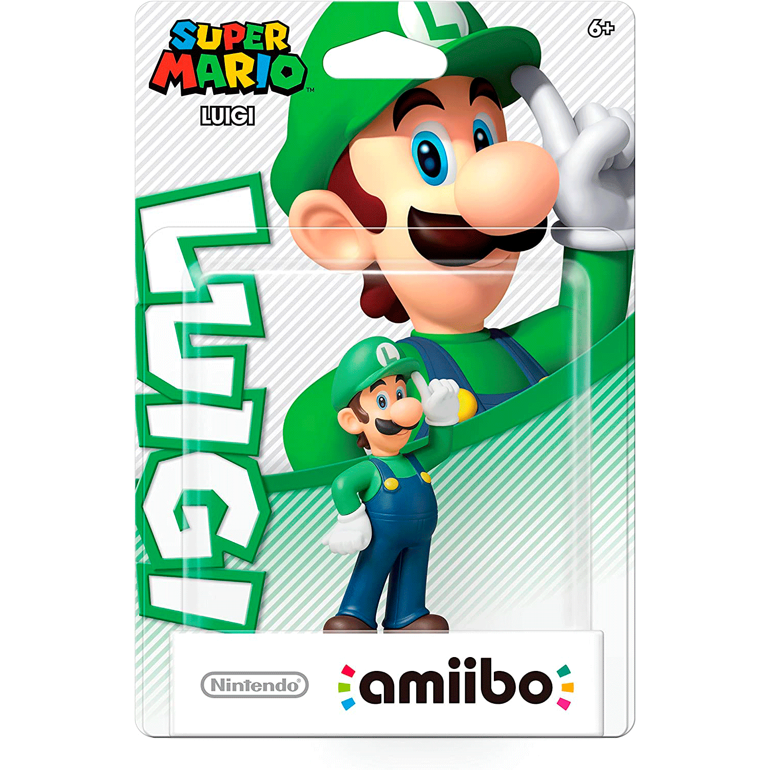 Alternative view of Figura Amiibo De Luigi Super Mario De Nintendo (nvl-c-abab)