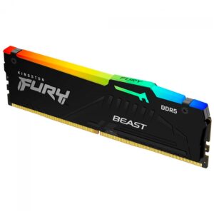 Memoria Ram Kingston Fury Beast Rgb De 16 Gb Ddr5 A 5600 Mhz - Kf556c40bba-16 - Imagen 2