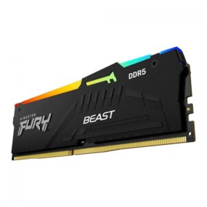Memoria Ram Kingston Fury Beast Rgb De 16 Gb Ddr5 A 5600 Mhz - Kf556c40bba-16 - Imagen 3