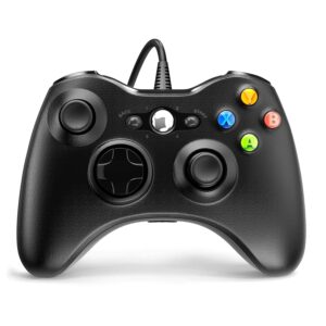 Control Con Cable Para Xbox 360 - Negro