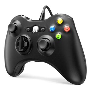 Control Con Cable Para Xbox 360 - Negro - Imagen 2