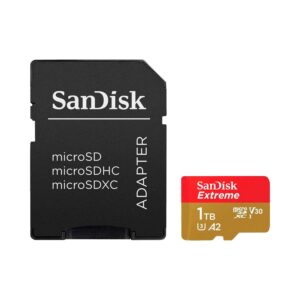 Tarjeta De Memoria Micro Sd Sandisk Extreme U3 De 1 Tb Y 190-130 Mbs - Sdsqxav-1t00-gn6ma - Imagen 2