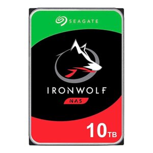 Disco Duro Seagate Ironwolf Nas De 10 Tb, 3,5" Sata 3, 7200 Rpm - St10000vn000