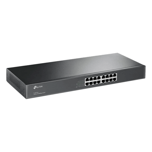 Alternative view of Switch Tp-link Tl-sf1016 De 16 Puertos Y 100 Mbps, Color Negro