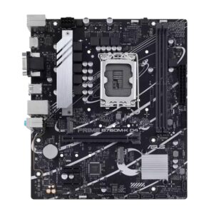 Asus Prime B760m-k D4 Ddr4 Socket Lga1700 Chipset Intel B760 Micro Atx