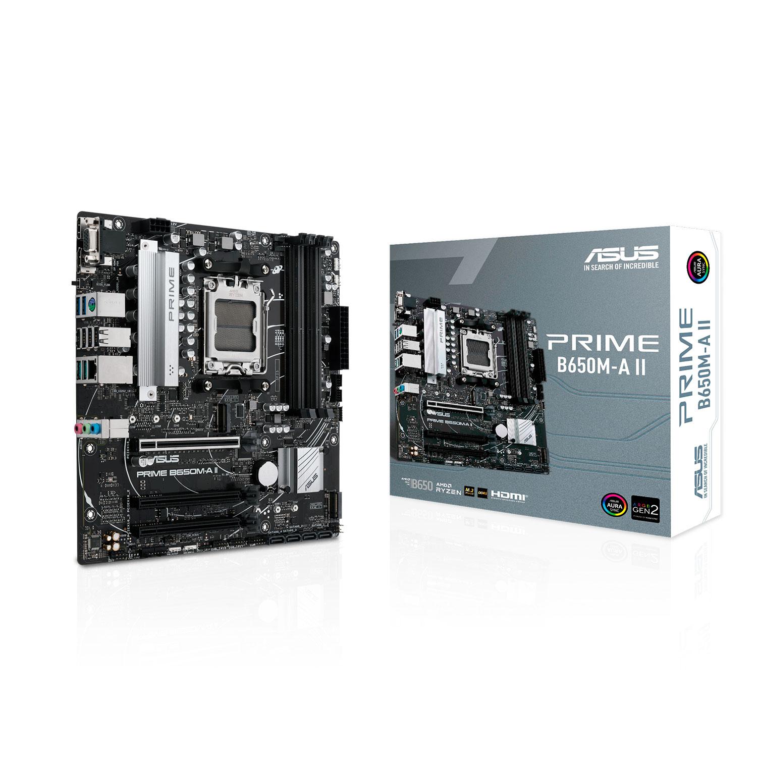 Asus Prime B650m-a Ii Ddr5 Socket Am5 Chipset Amd B650 Micro Atx