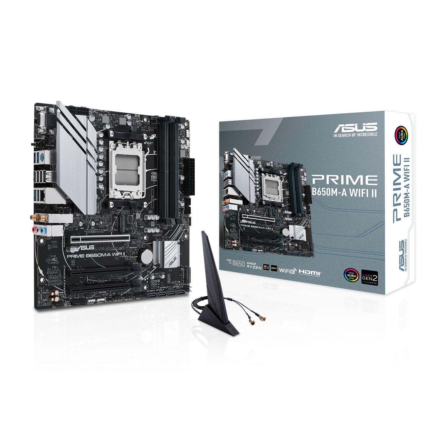 Asus Prime B650m-a Wifi Ii Ddr5 Socket Am5 Chipset Amd B650 Micro Atx