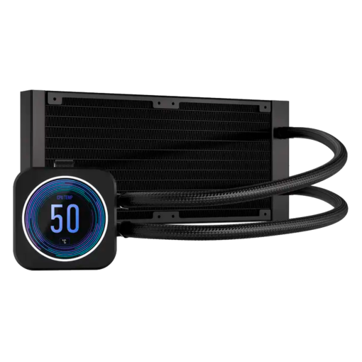 Alternative view of Frigorífico De Agua Corsair H100i Elite Lcd Xt / 240mm - (cw-9060074-ww)