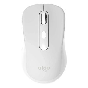 Mouse Inalámbrico Aigo M21 De 1600 Dpi, Color Blanco