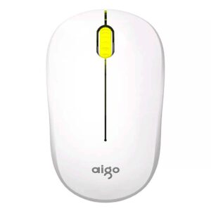 Mouse Inalámbrico Aigo M35 De 1600 Dpi, Color Blanco