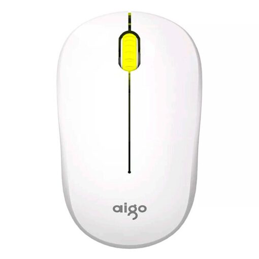 Mouse Inalámbrico Aigo M35 De 1600 Dpi, Color Blanco