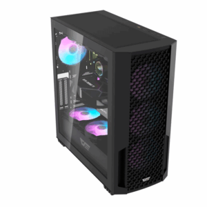 Gabinete Darkflash Df2100 Con 4 Ventiladores Argb, Negro - Imagen 5