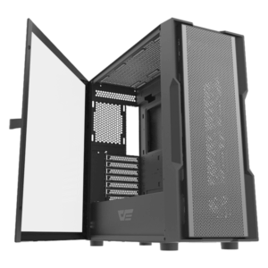Gabinete Darkflash Dk431 Glass Con 4 Ventiladores Argb, Color Negro - Imagen 4