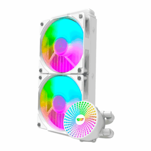 Water Cooler Con Procesador Darkflash Dc240 Rgb, Color Blanco (20xx.v3/1200/115x/17xx Y Amd) - Imagen 3