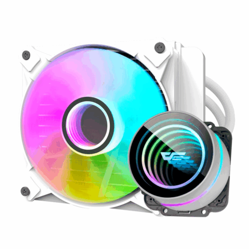 Enfriador De Agua Para Procesador Darkflash Dx120 V2.6 - Blanco (20xx.v3/1200/115x/17xx Y Amd)