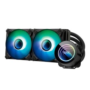 Disipador De Agua Para Procesador Darkflash Dx240 V2.6, Color Negro (20xx.v3/1200/115x/17xx Y Amd)