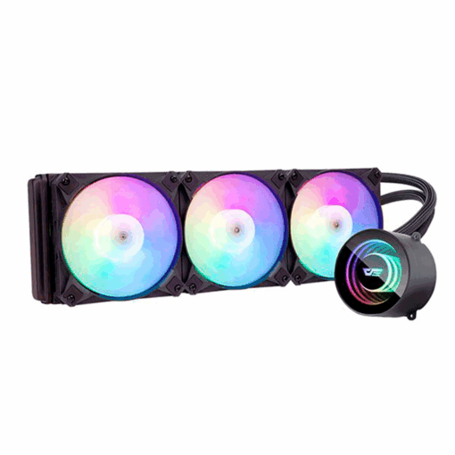 Disipador De Agua Para Procesador Darkflash Dx360 V2.6, Color Negro (20xx.v3/1200/115x/17xx Y Amd)