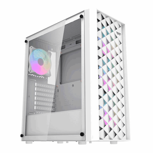 Alternative view of Gabinete Darkflash Dk351 Con 4 Ventiladores Argb, Color Blanco