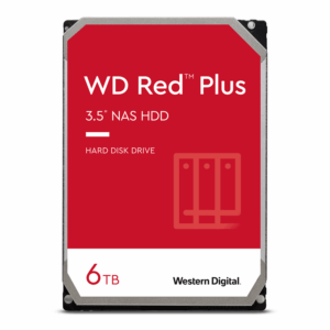 Western Digital Wd Red Plus Nas De 6 Tb, 3.5" Sata 3 5400prm - Wd60efpx
