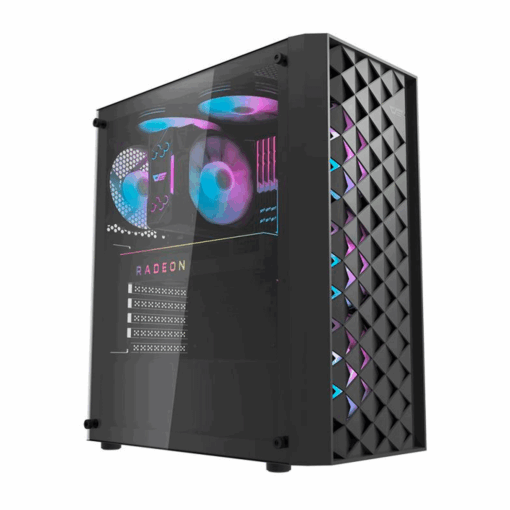 Alternative view of Gabinete Darkflash Dk351 Argb Con 4 Ventiladores, Color Negro
