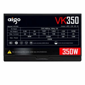 Fuente De Alimentación Aigo Vk350 Atx 350w 220v Real - Negra - Imagen 2