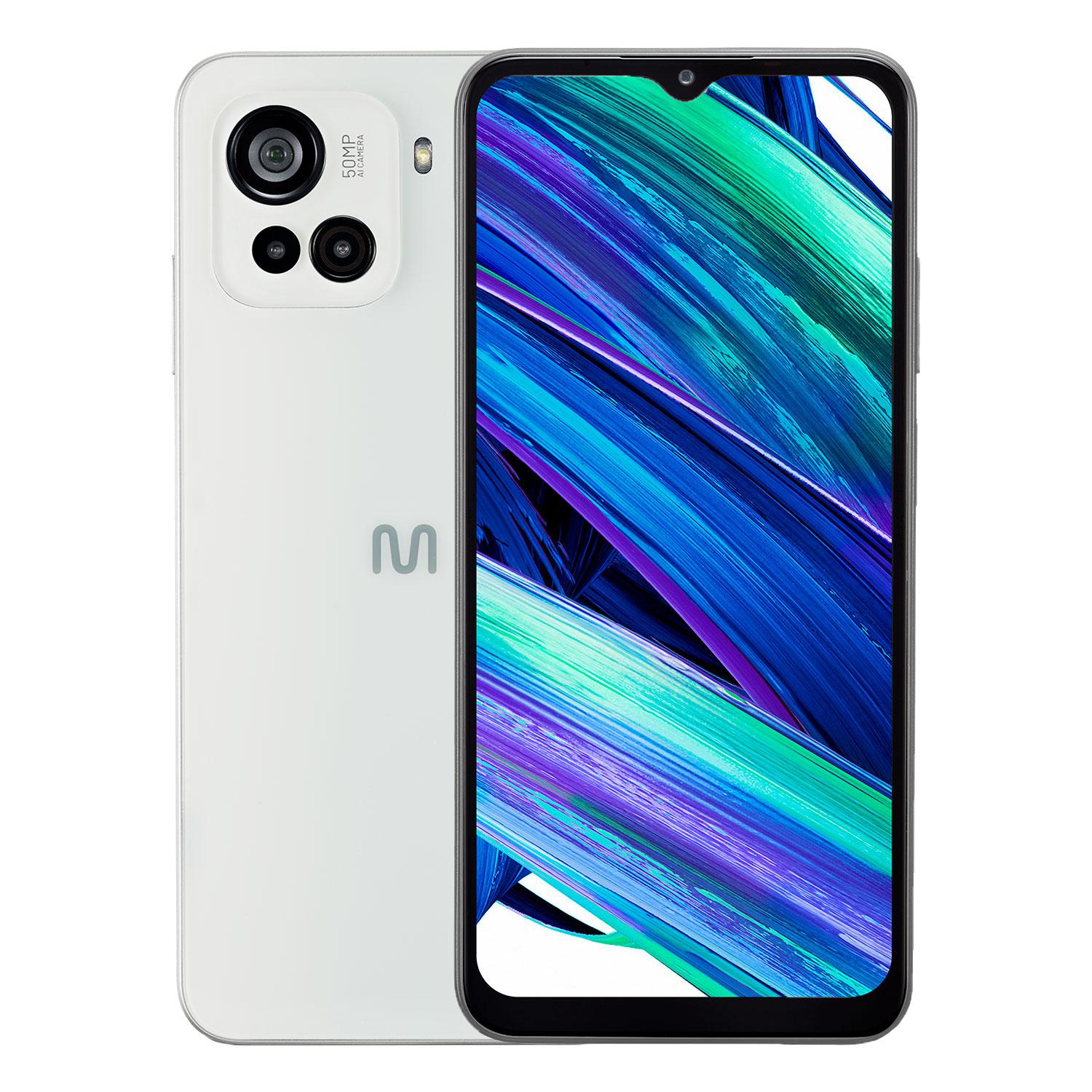 Smartphone Multilaser M23 Lite 128 Gb 4 Gb Ram Dual Sim Pantalla 6,5" - Blanco (anatel)