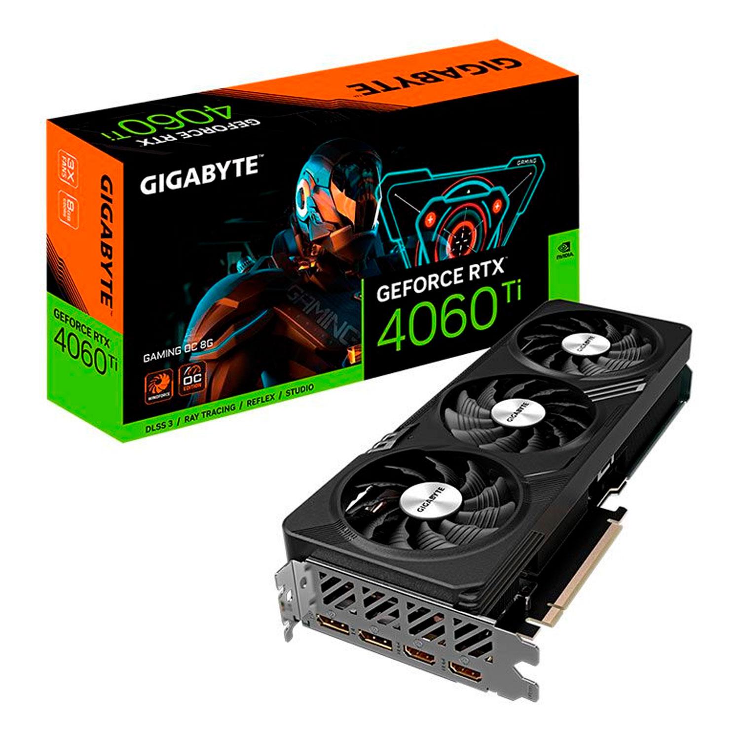 Tarjeta De Video Gigabyte Gaming Oc Nvidia Geforce Rtx 4060ti 8gb Gddr6 - Gv-n406tgaming Oc-8gd