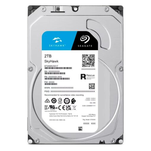 Alternative view of Disco Duro Seagate Skyhawk Surveillance De 2 Tb, 3,5" Sata 3, 5400 Rpm - St2000vx017