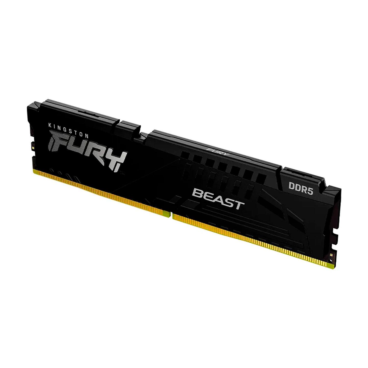 Alternative view of Memoria Ram Kingston Fury Beast De 8 Gb Ddr5 A 4800 Mhz - Kf548c38bb-8