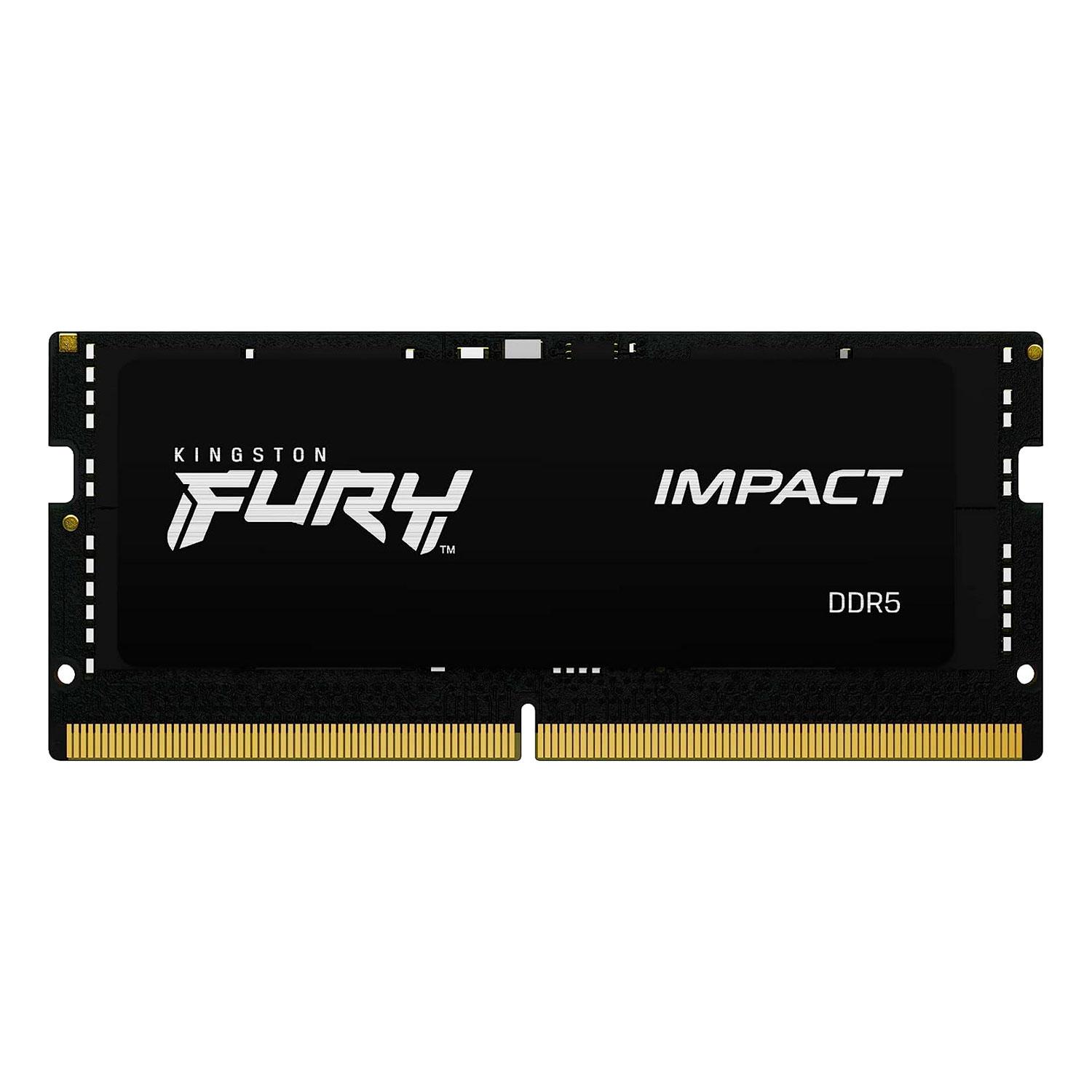 Memoria Ram Kingston Fury Impact De 32 Gb Ddr5 A 4800 Mhz Para Portátiles - Kf548s38ib-32