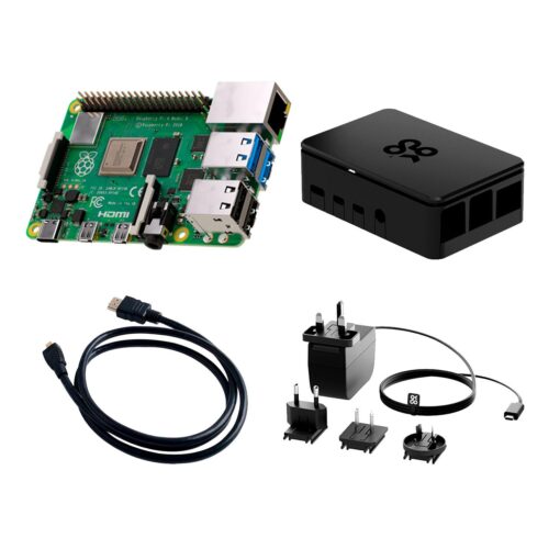 Kit De Inicio Para Pc Raspberry Pi 4, 4 Gb, 201-2262, Carcasa De Plástico, Upc -(387676)