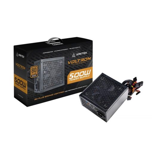 Fuente De Alimentación Atx Arktek 500w 80 Plus Bronze 220v - (ak-atx500wb)