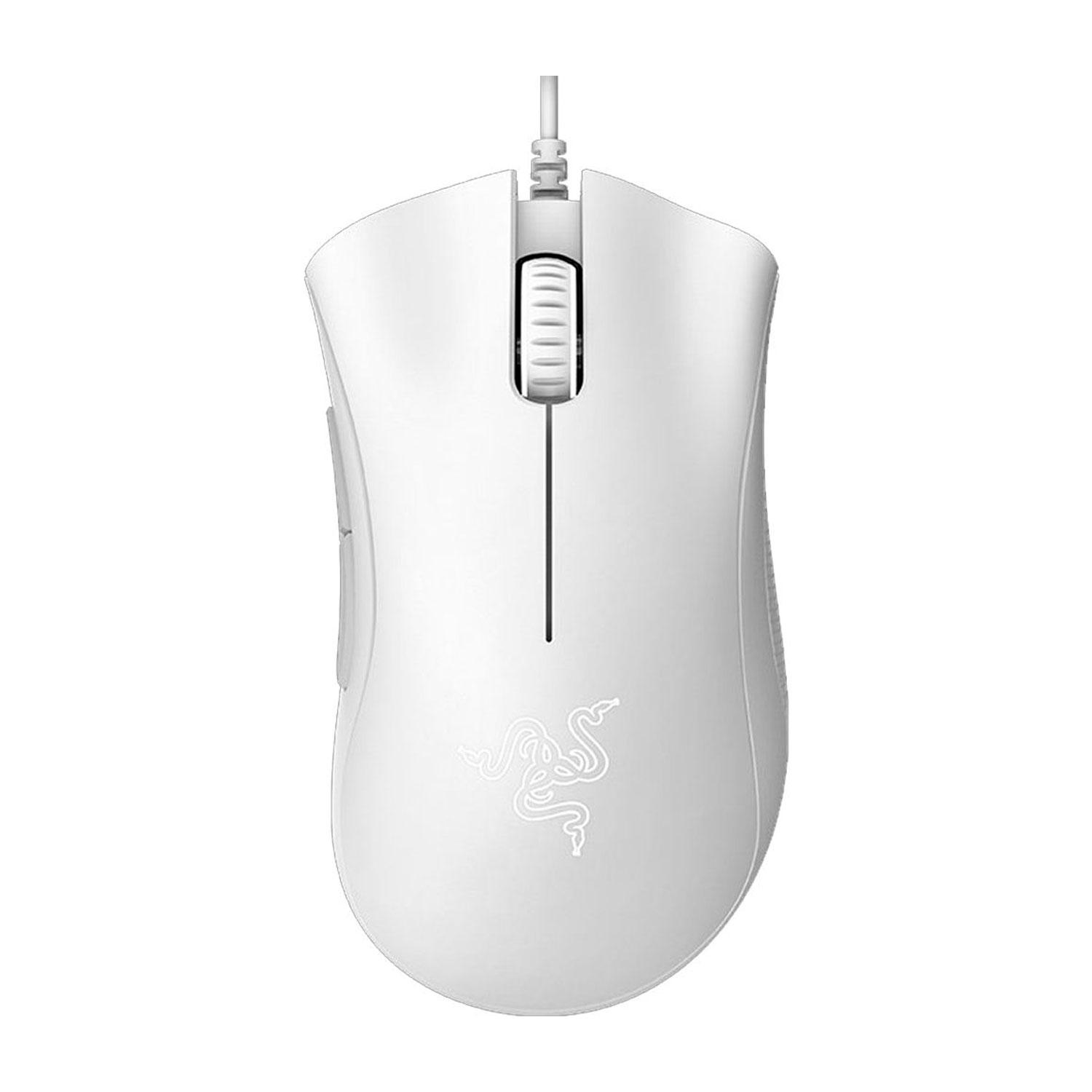 Mouse Con Cable Razer Deathadder Essential De 6400 Dpi, Color Blanco Rz01-03850200-r3m1