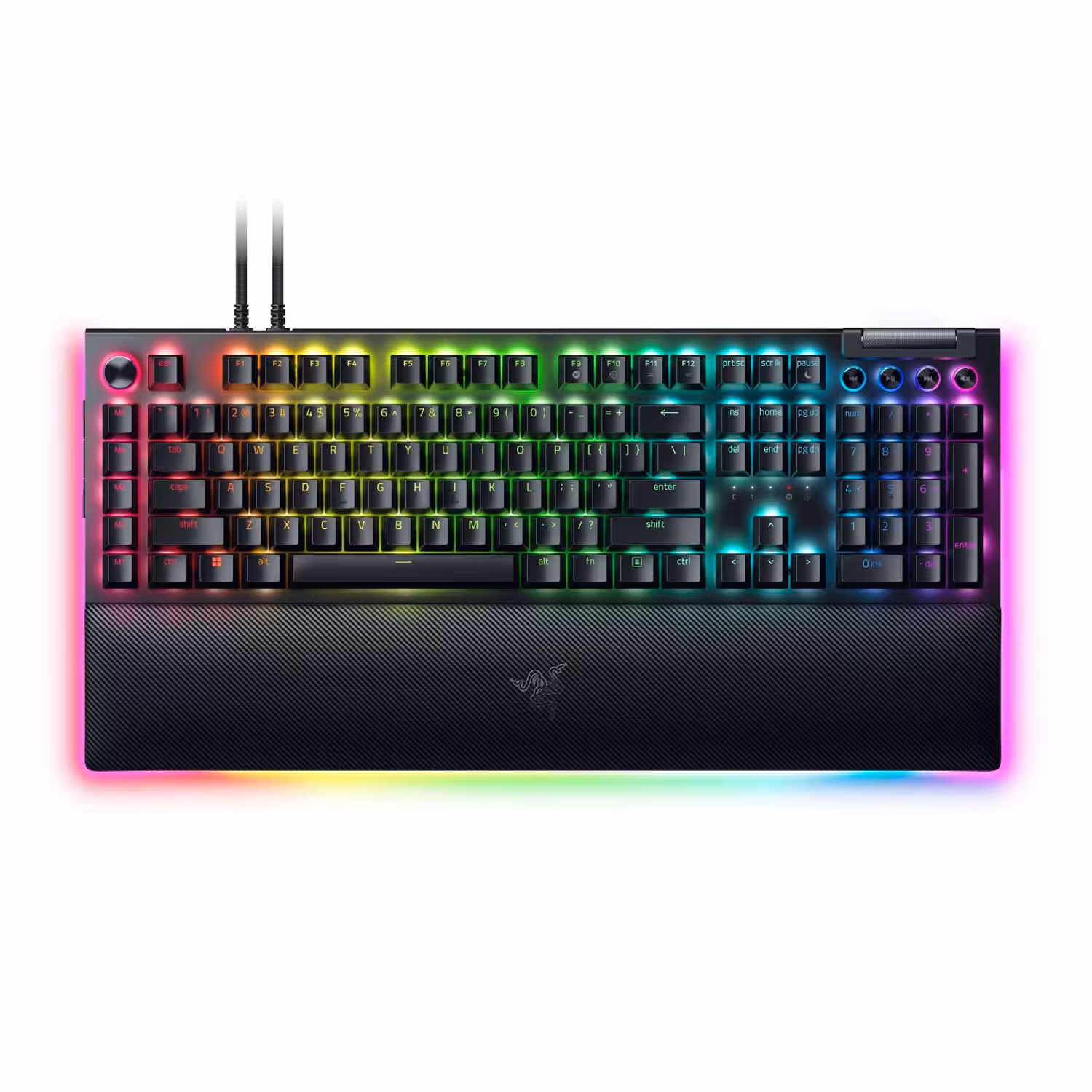 Teclado Razer Blackwidow V4 Pro Rz03-04681900-r3u1 Rgb Switch Yollow Usb Inglês - Negro