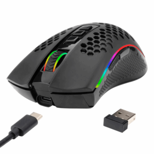 Mouse Inalámbrico Para Juegos Redragon Storm Pro M808-ks De 16 000 Dpi, Color Negro - Imagen 3