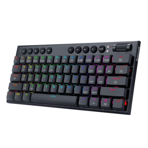Alternative view of Teclado Para Juegos Redragon Horus Mini K632-rgb Con Interruptor Rojo, Distribución Del 60 %, Color Negro