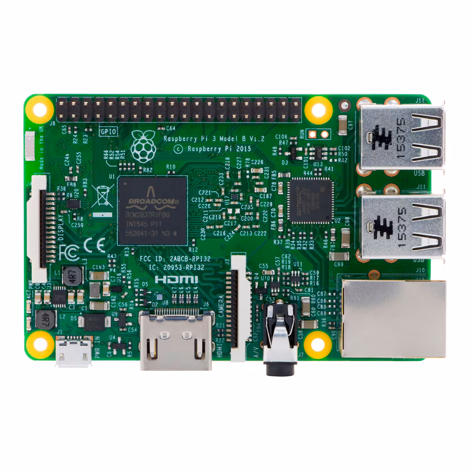 Pc Raspberry Pi 3 Model B V1.2 Uk 802435