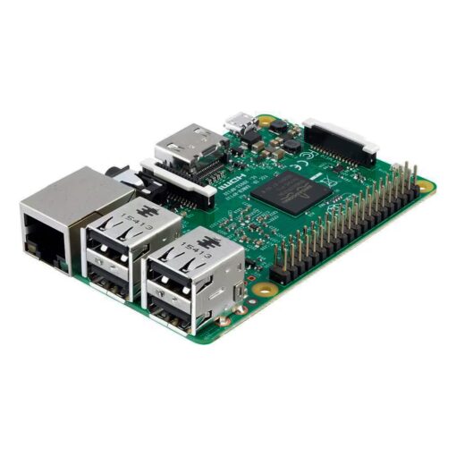 Alternative view of PC Raspberry PI 3 Model B V1.2 UK 802435