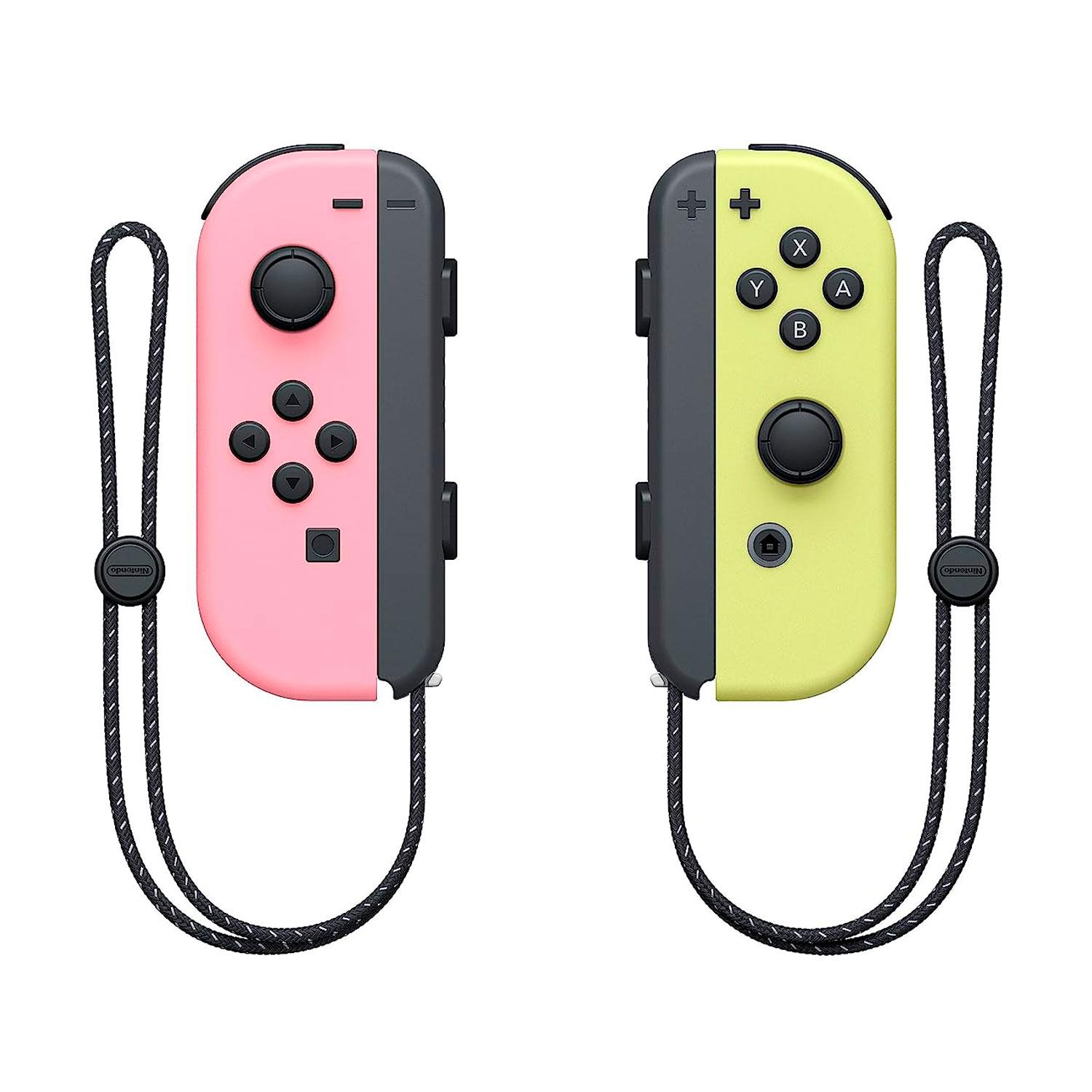 Controle Joy-con Para Nintendo Switch L Y R - Rosa Y Amarillo
