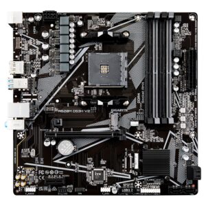 Platea Madre Gigabyte A520m Ds3h V2 Ddr4 Socket Am4 Chipset Amd A520 Micro Atx - Imagen 2