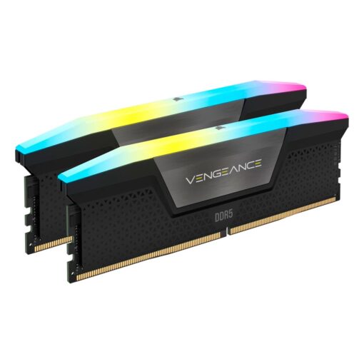 Alternative view of Memoria Ram Corsair Vengeance Rgb De 64 Gb (2 X 32 Gb) Ddr5 De 6400 Mhz - Cmh64gx5m2b6400c32