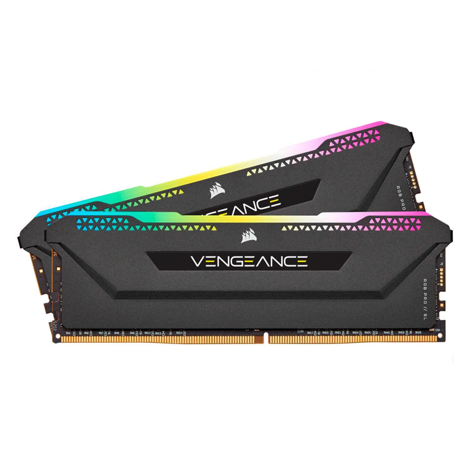 Memoria Ram Corsair Vengeance Rgb Pro/sl De 64 Gb (2 X 32 Gb) Ddr4 De 3600 Mhz: Cmh64gx4m2d3600c18