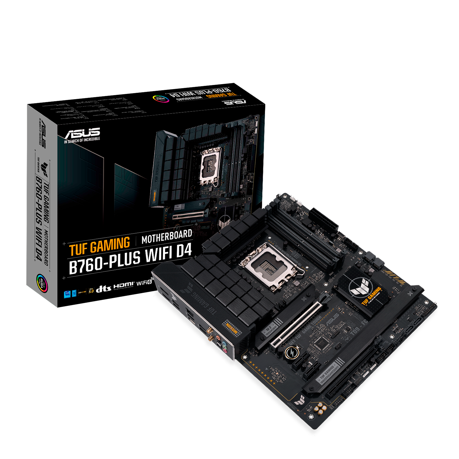 Asus Tuf Gaming B760 Plus Wi-fi D4 Con Zocal Lga 1700, Chipset Intel B760 Ddr4 Atx
