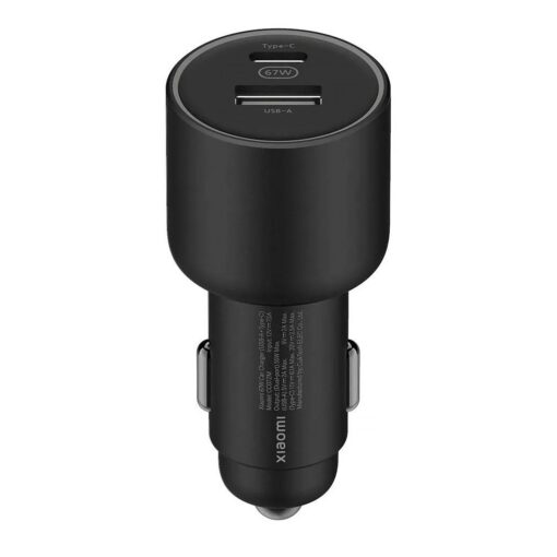 Cargador Para Coche Usb-a/usb-c Cc07zm De 67 W, Color Negro (bhr6814gl)