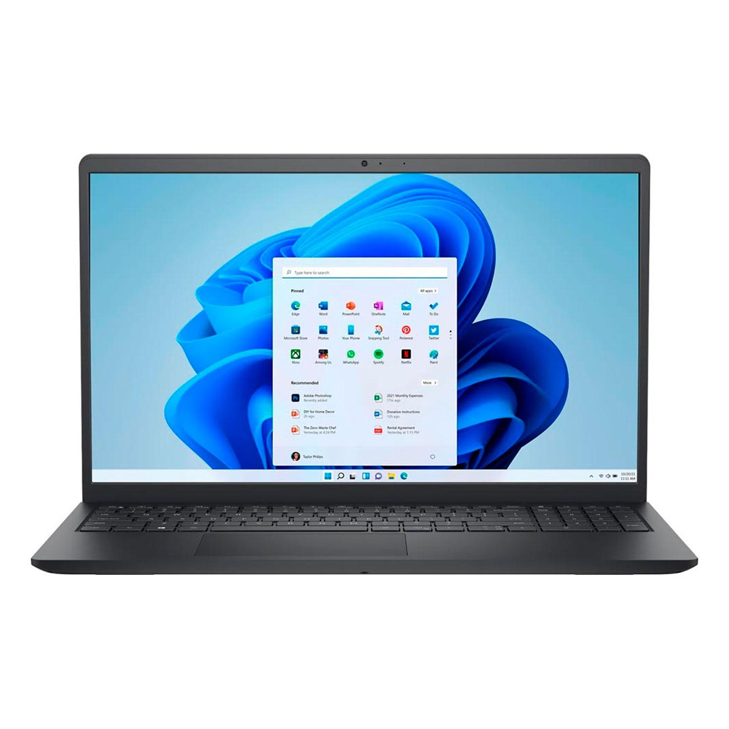 Notebook Dell 3000-3520 De 15,6" Con Intel Core I7-1255u, 1 Tb Ssd Y 16 Gb De Ram, Color Negro