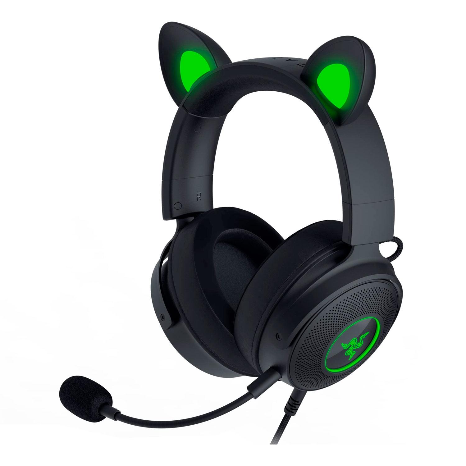 Rgb Razer Kraken Kitty Edition V2 Pro Rz04-04510100-r3u1 - Negro
