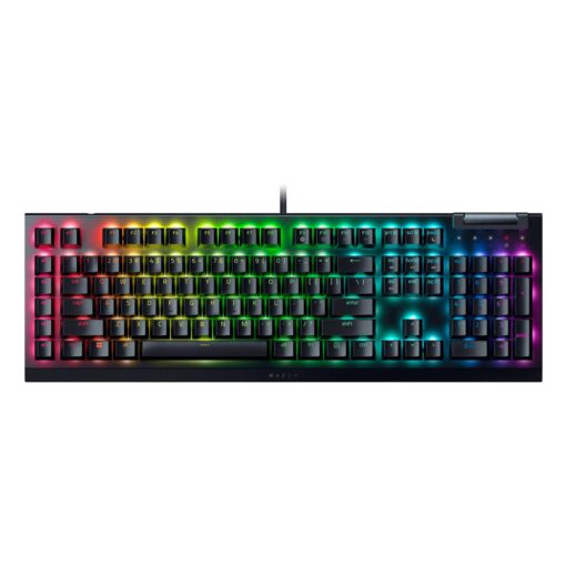 Teclado Con Interruptores Rgb Verde Razer Blackwidow V4 X Rz03-04700200-r3u1 - Negro