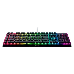 Teclado Razer Blackwidow V4 X Rz03-04701900-r3u1 Rgb Con Interruptor Amarillo En Inglés - Negro - Imagen 3